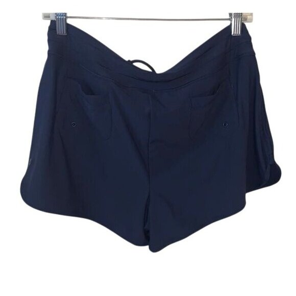 CRZ Yoga Womens Navy Blue Swim Shorts Size L - Picture 4 of 10